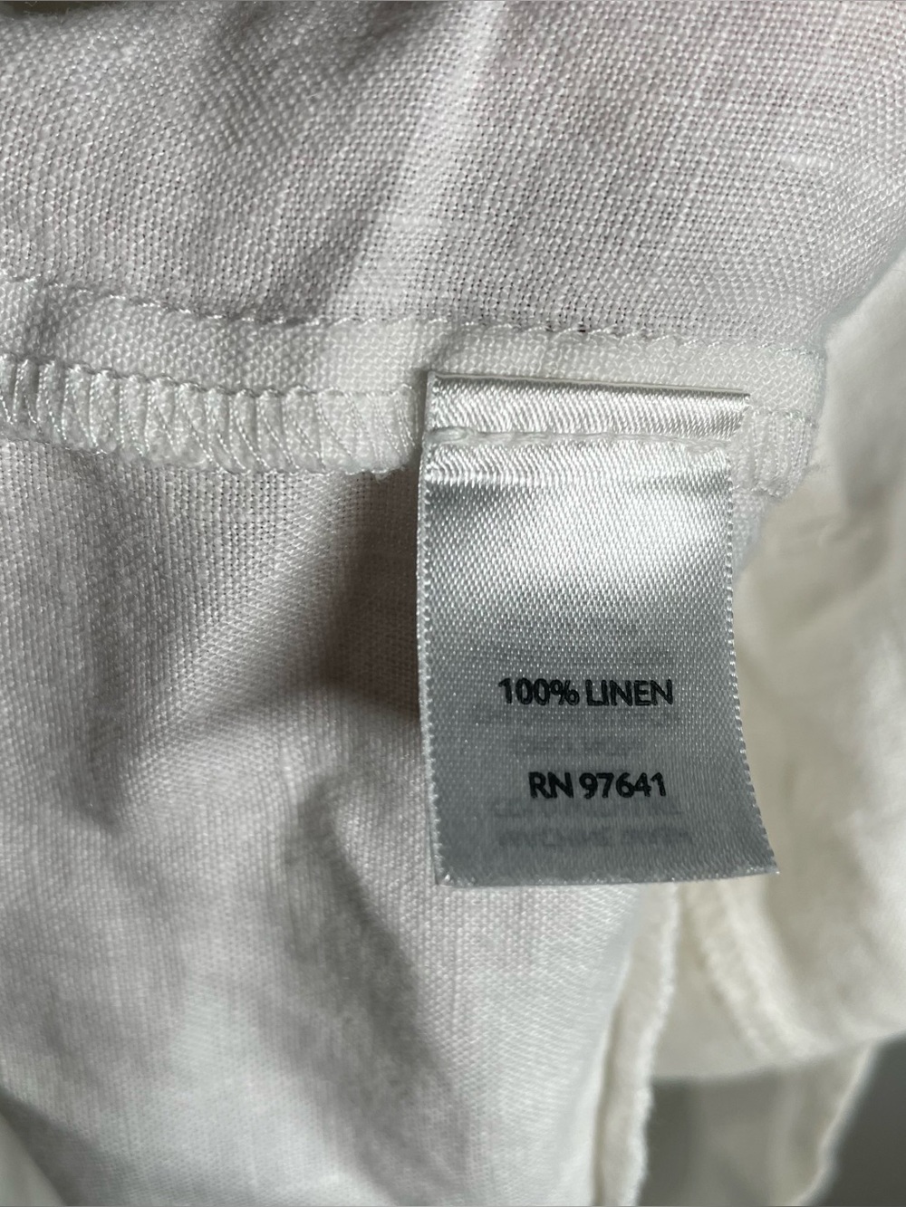J. Jill White 100% Linen Sleeveless Tunic Shirt Dress - Picture 4 of 8